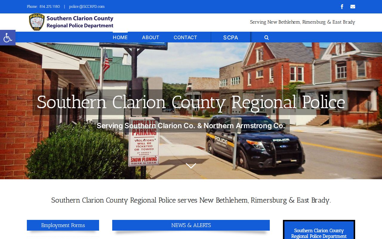 Clarion County New Bethlehem regional police records source
